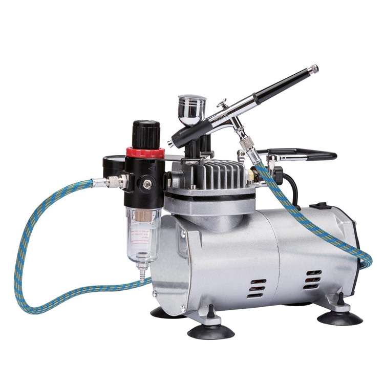 Kit aerografo con cavo con compressore d'aria ad alto PSI